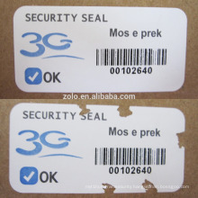 Wholesale Self Adhesive Labels/egg shell material/Writable Permanent egg shell material